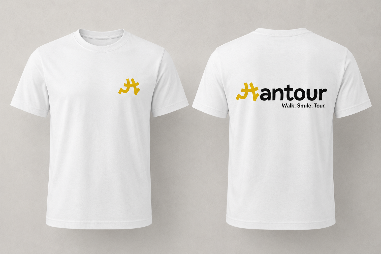 White Hantour branded shirt preorder